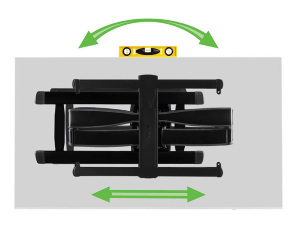 SANUS 46-95インチ対応フルモーションマウント(税込¥93,500) | 壁掛け